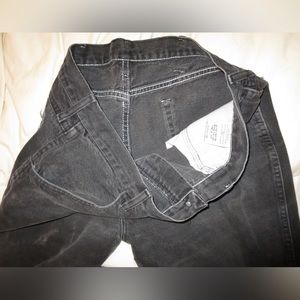 Vintage Rustler carpenter black denim pants